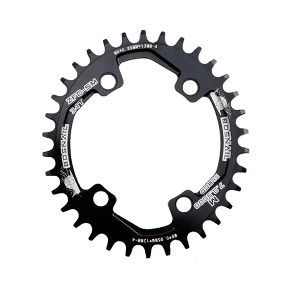 Асимметричная Звездочка для велосипеда SNAIL 96 BCD MTB 32/34/36/38T овальная велосипедная