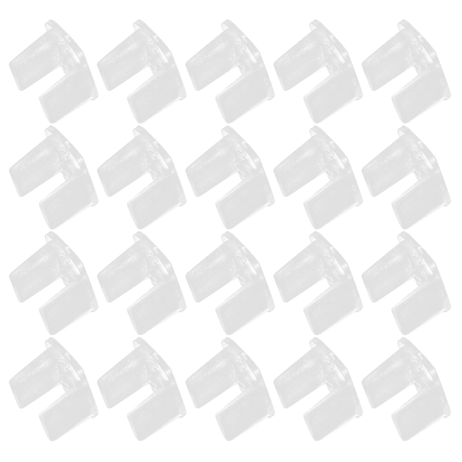 

100 Pcs LED Strip Lights Clips Plastic LED Strips Fixing Clips Lamp Strips Clips
