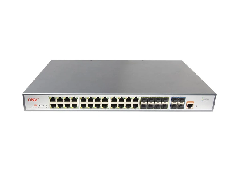 

10G security switch L2+ managed Ethernet aggregation switch gigabit 24 RJ45 ports and 8 SFP ports and 4*1/10G SFP