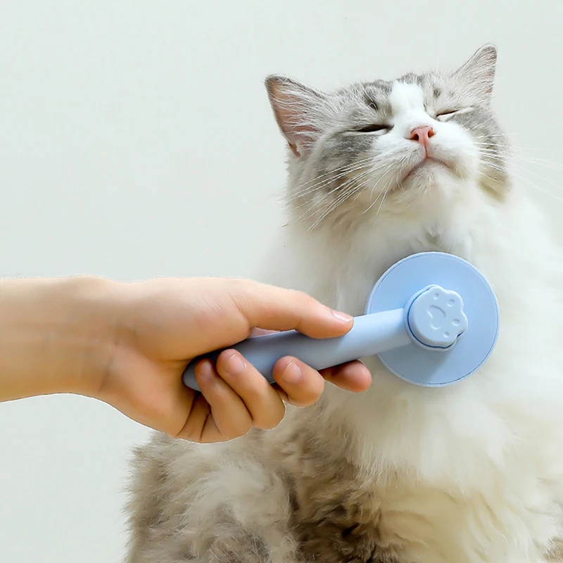 

Cat Brush Pet Comb Self Cleaning Slicker Brush Remove Hair Grooming Brush Pet Dematting Comb Beauty Slicker Dog Comb