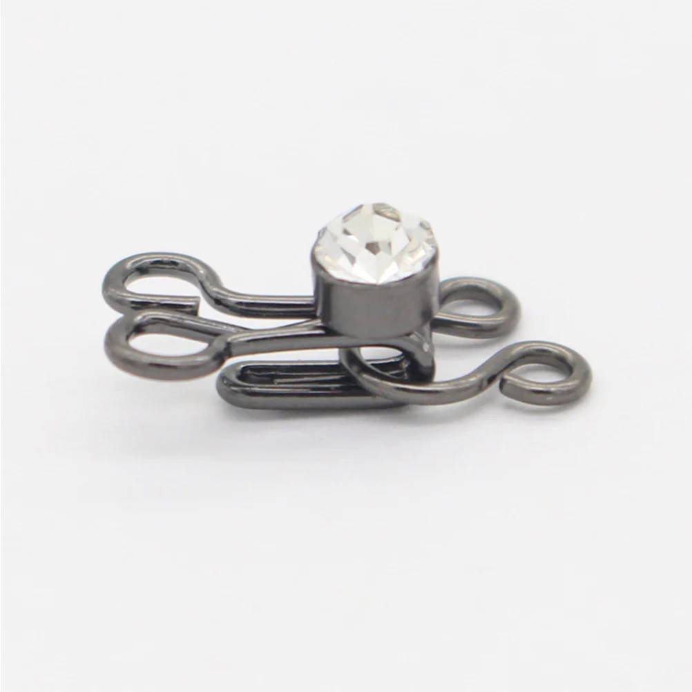 

50 Pairs Hooks Hook Eye Fastening Hook Eye Closure Metal Hook Buckles Sew Snaps Snap Button Clothing Accessory