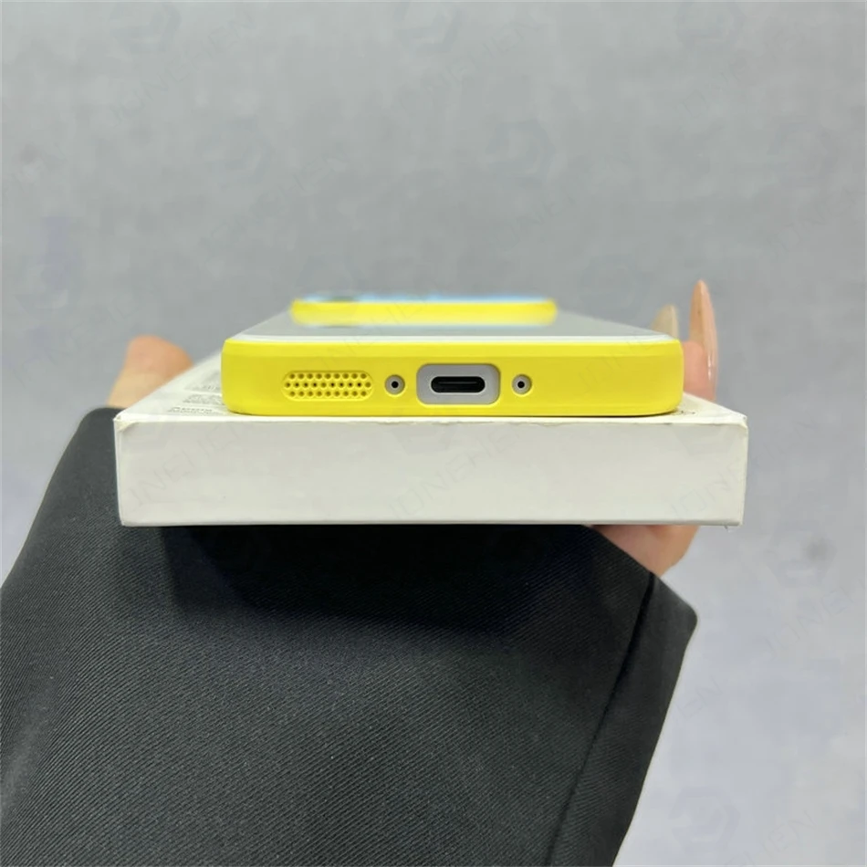 Чехол Dopamine Color Blocking с желто-зелеными линзами и окном из акрила для Oppo X8 Ultra, X9 Reno 16, X9s Pro, X8s + 5G, ударопрочный жесткий чехол. (art.: 3920dd284a85b) - 3920dd284a85b