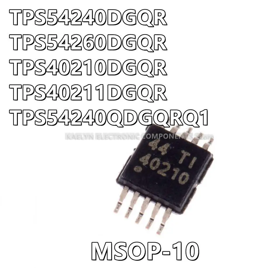 10 шт./партия TPS54240DGQR TPS54240 TPS54260DGQR TPS54260 TPS40210DGQR TPS40210 TPS40211DGQR TPS40211 TPS54240QDGQRQ1 TPS54240