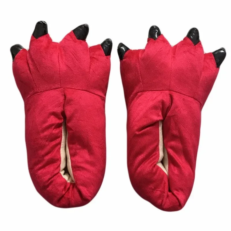 Тапочки в виде животных для детей и взрослых Кигуруми зимние теплые Мультяшные