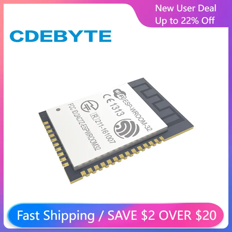 10Pcs ESP32-WROOM-32 Development Board, ESP32 Board, ESP-32S, WiFi and Bluetooth Ultra-Low Power Consumption Dual-core MCU ESP32