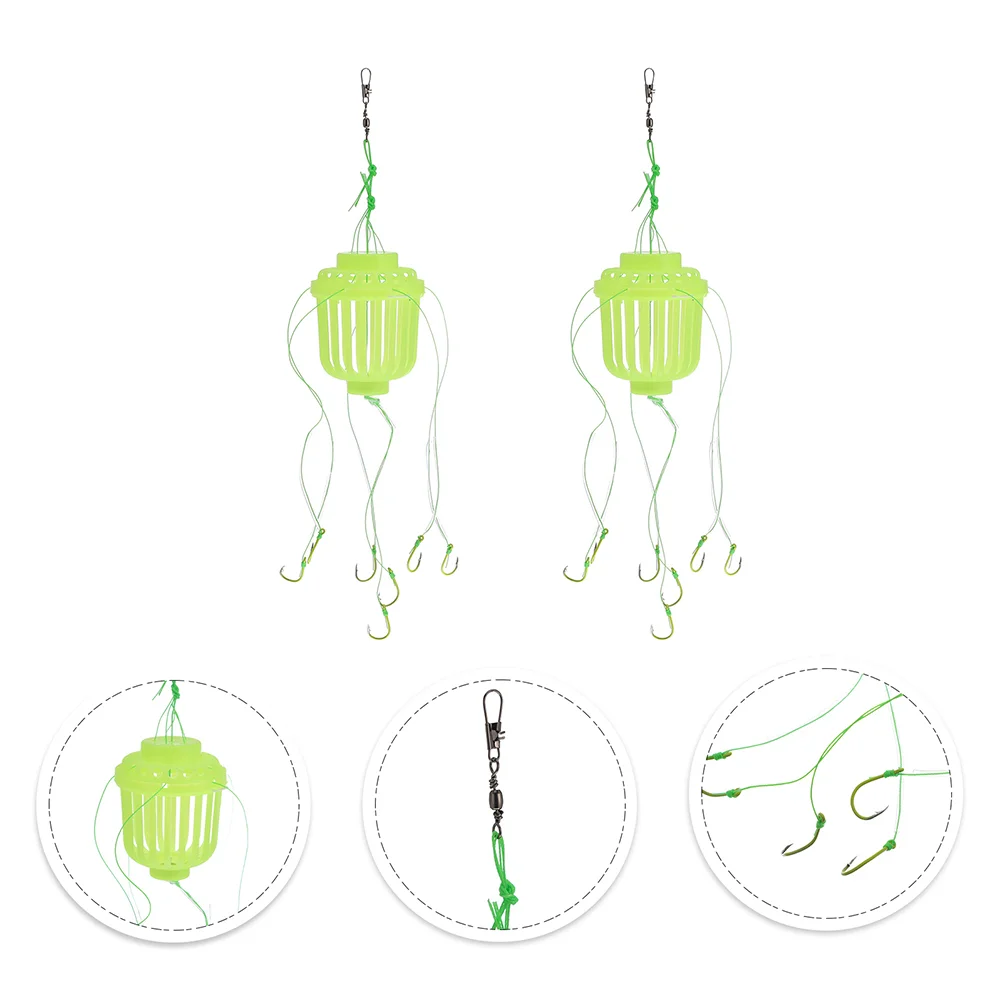 

Bait Lure Cage Feeder Cages Basket Hook Lobster Traps Holder Catching Tools Shrimp Tackle Carp Fishing accessories