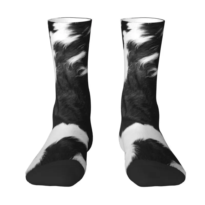 

Забавные современные носки из искусственной воловьей кожи для женщин и мужчин, теплые спортивные носки с 3D принтом и меховой текстурой для футбола