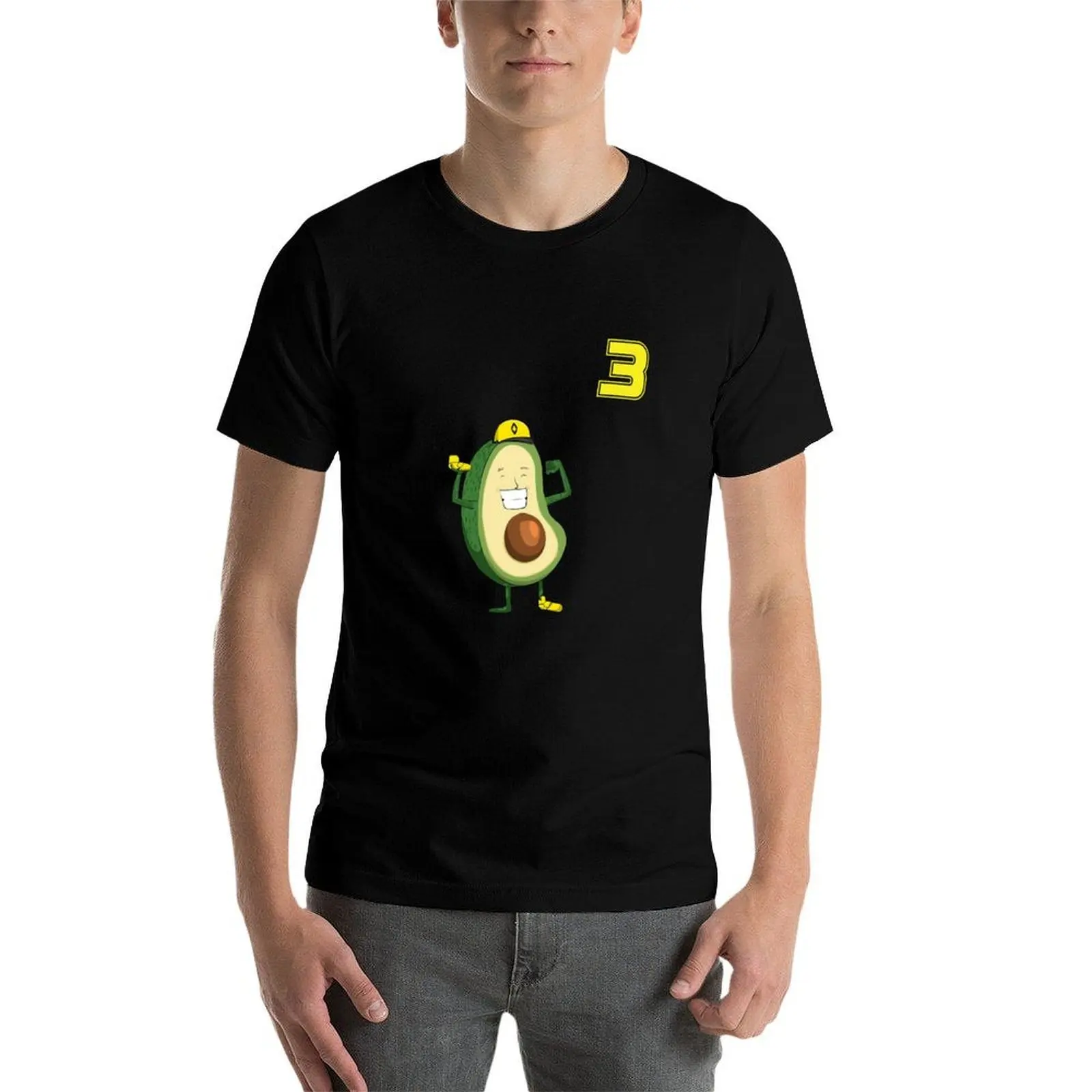 Фото Футболка Daniel Avocado (Ricciardo) с номером, повседневная футболка для повседневной носки. №4