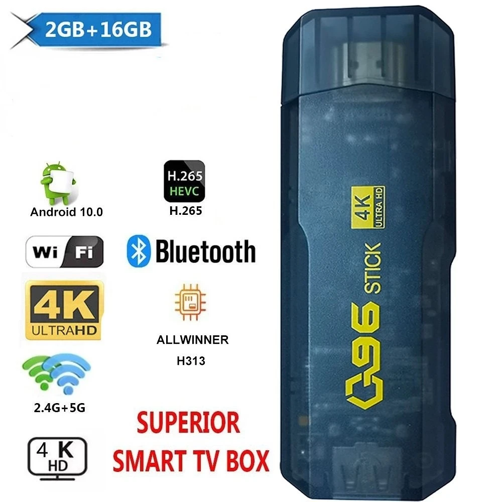 Адаптер Q96 для домашнего кинотеатра ТВ-Приставка Smart TV Android Allwinner H313