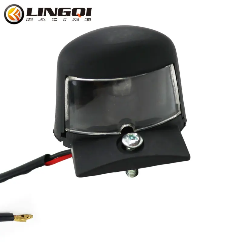 

LINGQI мотоциклетный номерной знак, светодиодный задний фонарь, 12 В, водонепроницаемый, универсальный для пит-байка, мотокросса, внедорожника