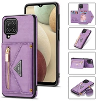 for samsung m12 2021 shockproof case samsung galaxy m12 luxury leather zipper wallet back phone cover for galaxy m12 m 12 funda
