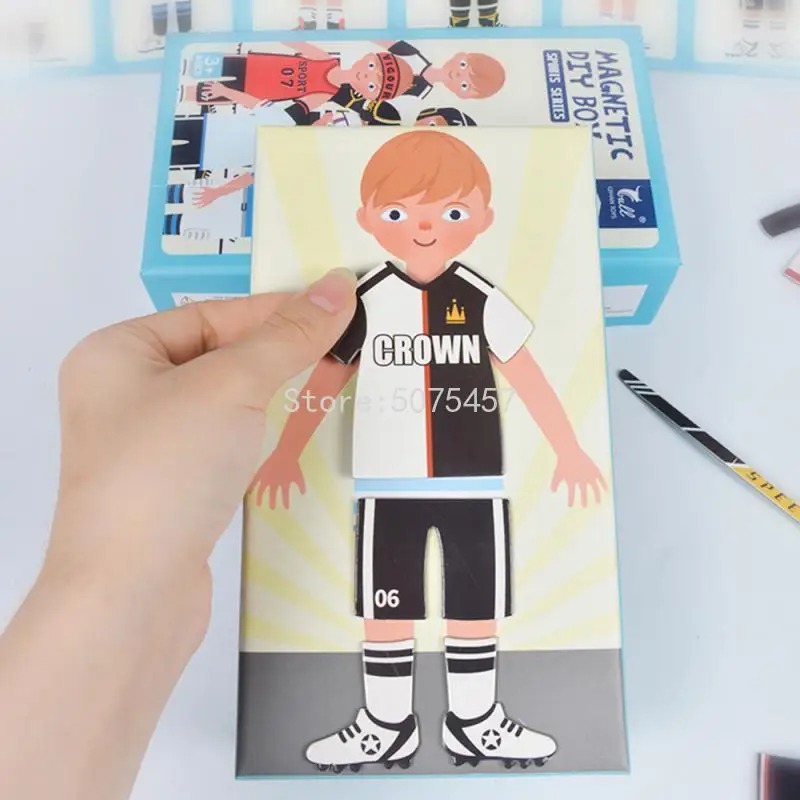 Детские Магнитные Головоломки для когнитивного развития человеческого тела