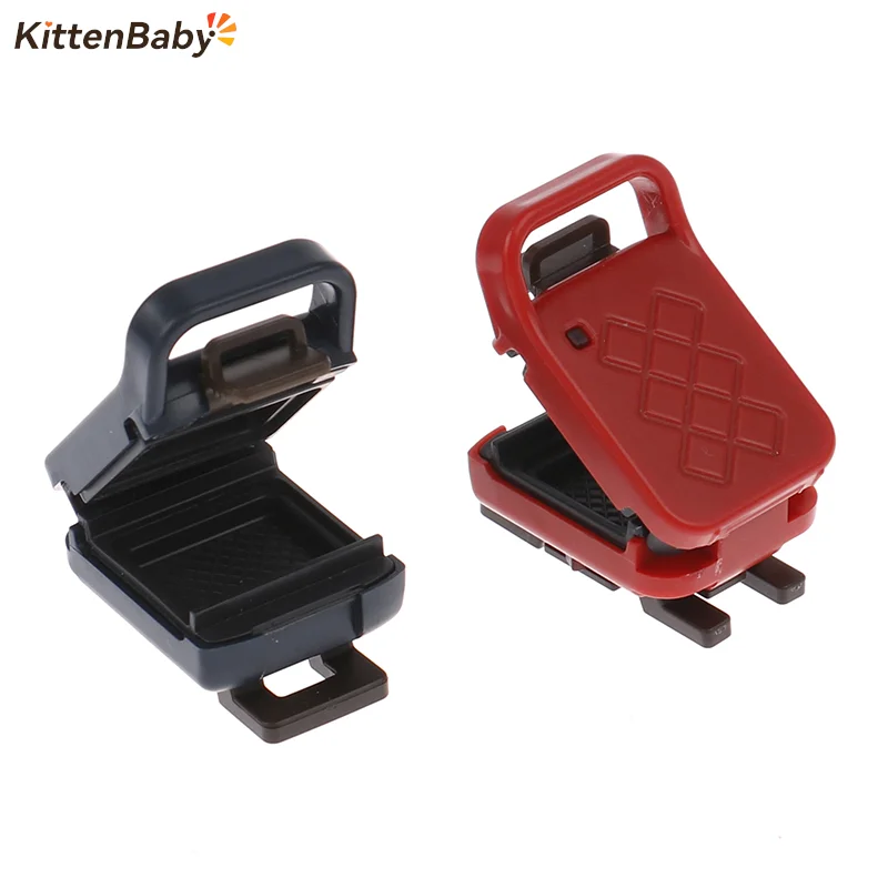 

1PC 1/12 Dollhouse Simulation Kitchen Electrical Appliance Mini Electric Pancake Pan Machine Model Play House Toys