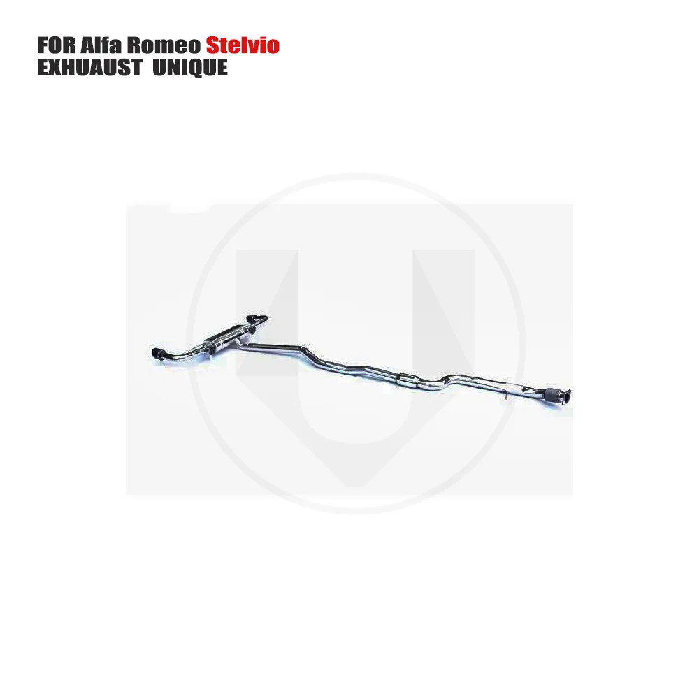 

UNIQUE Stainless Steel Exhaust System Performance Catback is Suitable for Alfa Romeo Stelvio 2.0 Car Muffler