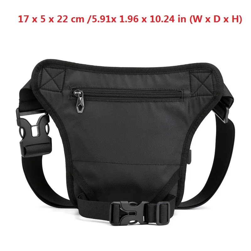 Waterproof Men Fanny Waist Chest Pack for Motorcycle Rider Outdoor Travel Male Cross Body Belt Bum Bags Drop Leg Thigh Bag