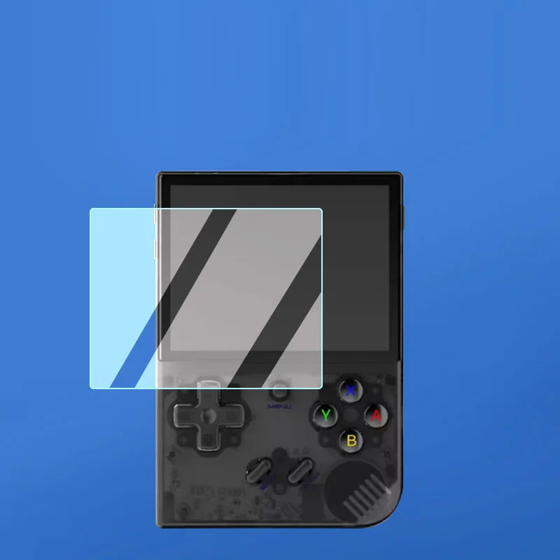 Фото Hard Tempered Glass Protective Film Screen Protector Cover For ANBERNIC RG35XXSP/RG35XX SP Handheld Game Console Accessories №4