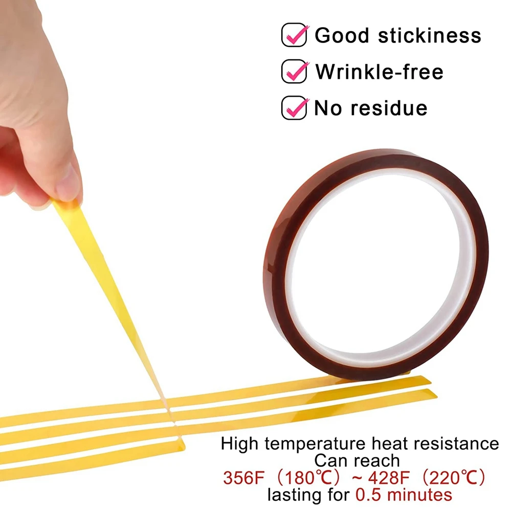 Термостойкие перчатки и 3 рулона 10 мм x 33 м футов термостойкая перчатка термолента