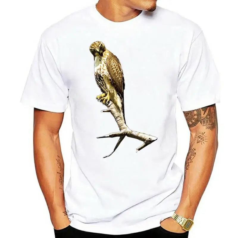 Футболка Red Tailed Hawks Perch семейный персонализированный Юмор с коротким рукавом