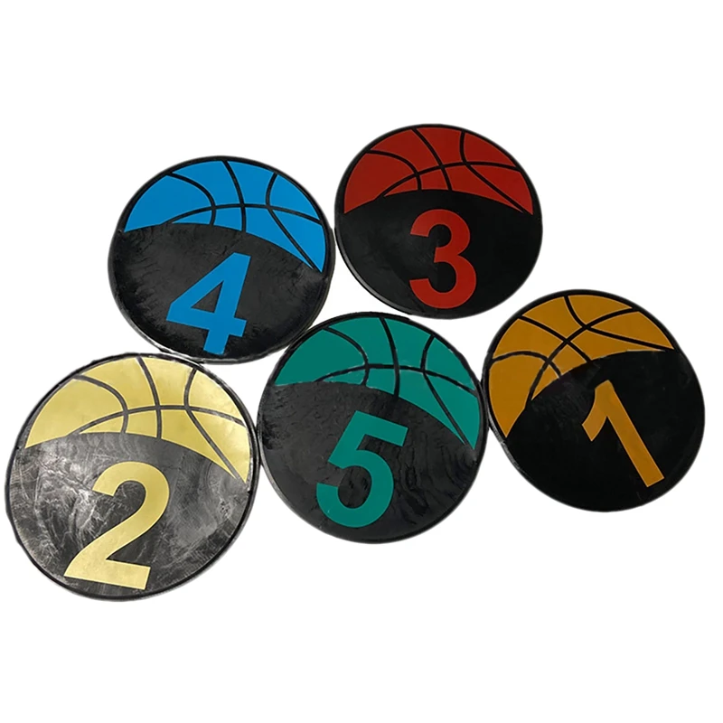 5 шт. круглые ковровые маркеры напольные пятна круги для футбола тренировочные