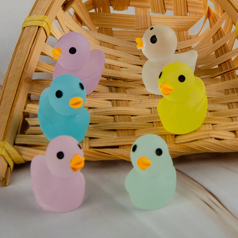 

10 шт./набор, светящиеся мини-Статуэтки из смолы