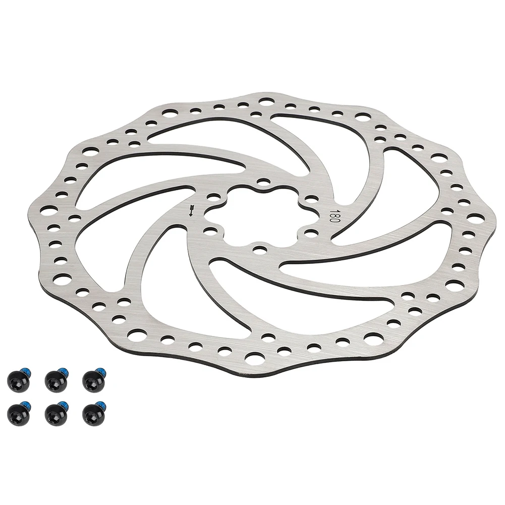 

180mm Brake Disc Disc Brake Rotor Stainless Steel 180mm 180mm Cycle Bicycle Brand New High Quality Anti-Corrosive