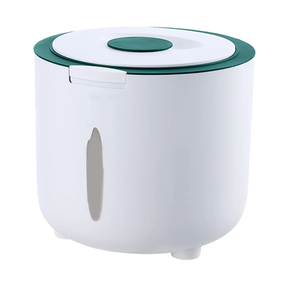 

Storage Jar Press-type Rice Bucket Home Moisture-proof Bin Grain Container Dispenser