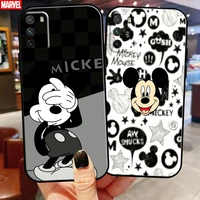 piuto mickey minnie mouse for xiaomi poco f3 gt m3 m3 pro 5g x3 pro nfc x3 gt phone case soft silicone cover black