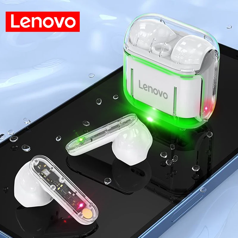 Беспроводные Bluetooth-наушники Lenovo с шумоподавлением и микрофоном - купить по