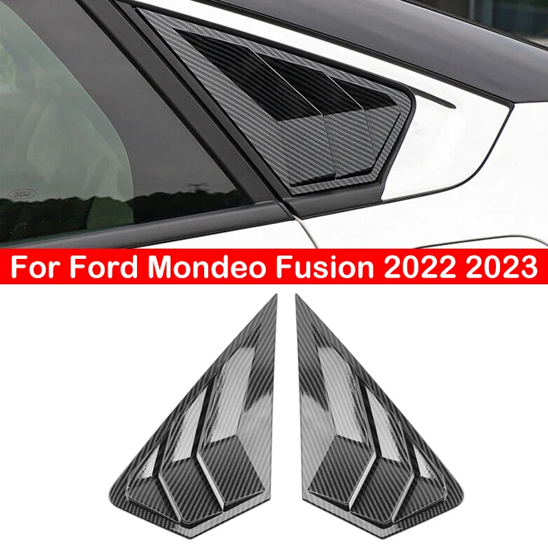 

Для Ford Mondeo Fusion 2022 2023 автомобильные задние жалюзи боковая крышка затвора отделка наклейка на вентиляционное отверстие Совок ABS аксессуары из...