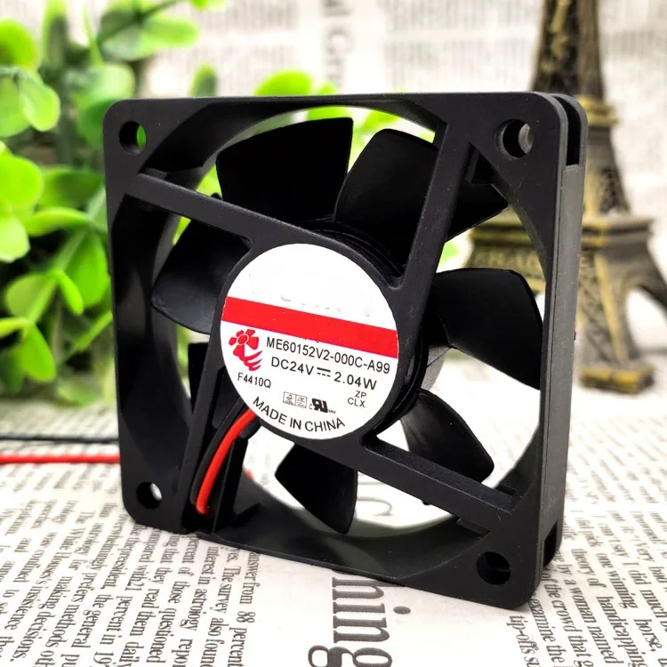 

Brand new original ME60152V2-000C-A99 6CM 24V 2.04W 6015 2-wire cooling fan