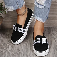 new women shoes casual sneakers ladies canvas breathable slip on vulcanized shoes sock spring platform fashion female flat shoes
