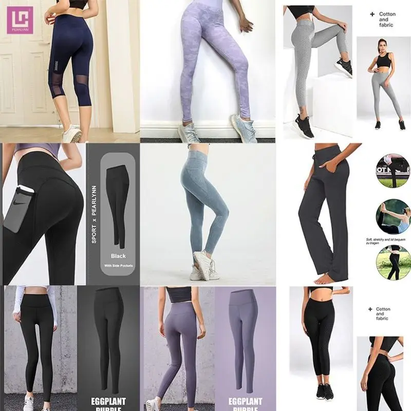 Леггинсы женские бесшовные с высокой талией и эффектом пуш-ап |