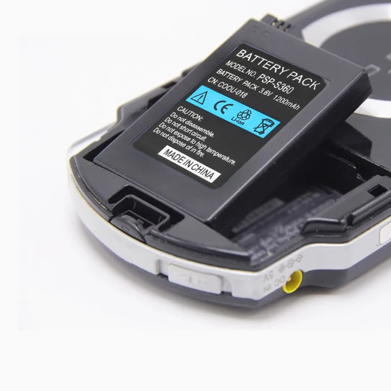 Фото Аккумуляторная батарея для PSP2000, для консоли Sony PSP-110 PSP 3000, реальная емкость 1200 мАч, 3.6 В, перезаряжаемые батареи. №4