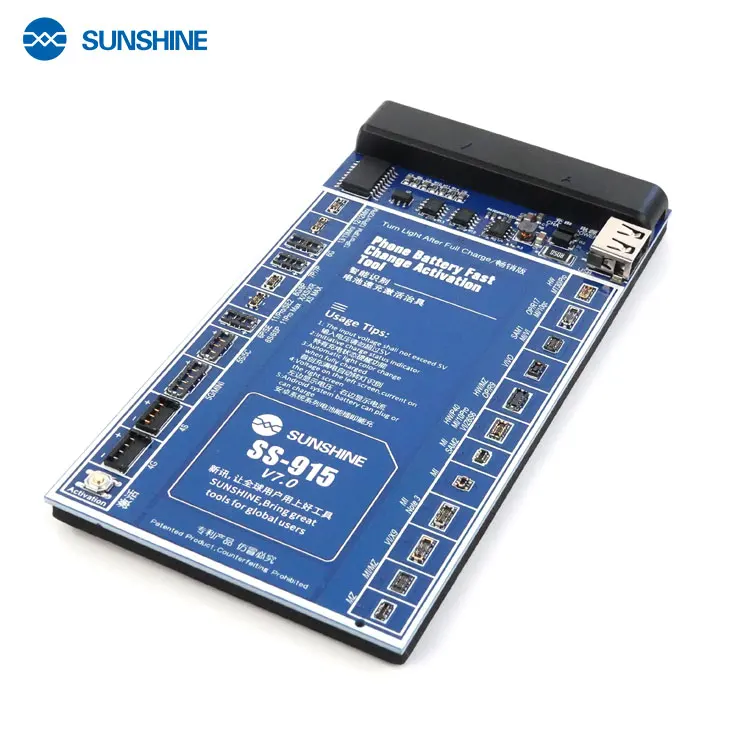 SS-915 universal battery activation board quick charging with USB cable iPhone Samsung Android cell phone Repair tool | Инструменты
