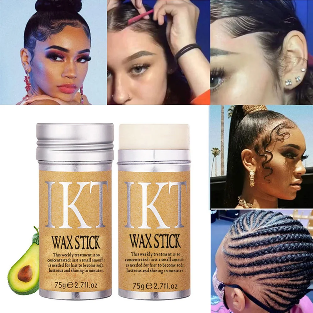 Палочка для волос воск защиты от спутанных краев гель контроля Быстросохнущий