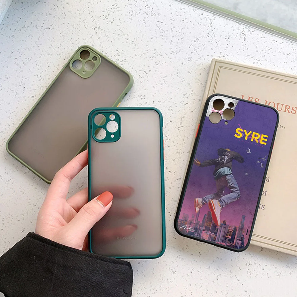 For iphone 16ProMax 15 Pro 14 13 12 Mini 11 7 8 16 Plus XS Max XR Jaden Smith Frosted Translucent Cover Black Phone Cases