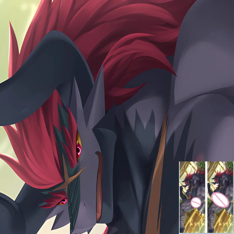 DIY пушистый лорд Batzz мужской оркус аниме Dakimakura наволочка двусторонний принт