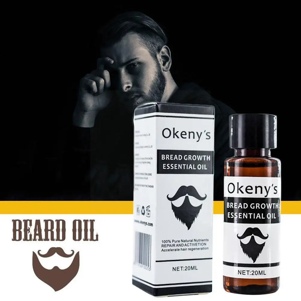 

Original Beard Growth Oil Mustache Grow Stimulator Hair 100% Growth Oil Accelerate Natural Beard Moisturizing O7d7