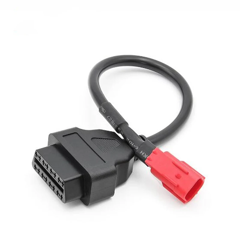 

1Pc 16 To 6 Pin Motorcycle OBD Adaptors OBD2 Diagnostic Cable Extension Connectors for Honda