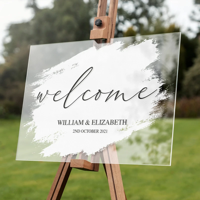 

Wedding Sign Stickers Wall Stickers Custom Name Date Vinyl Decal Rustic Wedding Sticker Wedding Decor DIY Board Mirror