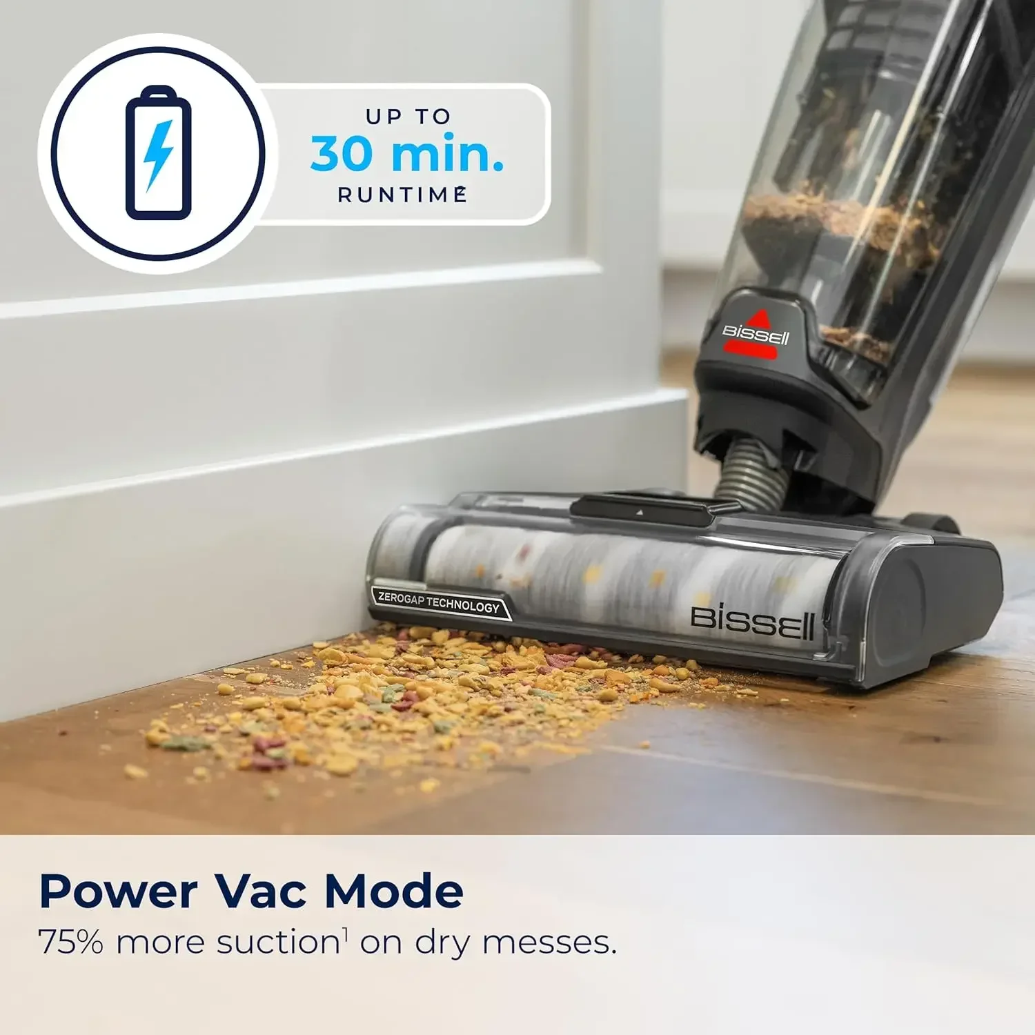 Bissell Cordless Wet Dry Vac CrossWave OmniForce Edge Многоповерхностное средство для мытья полов черный