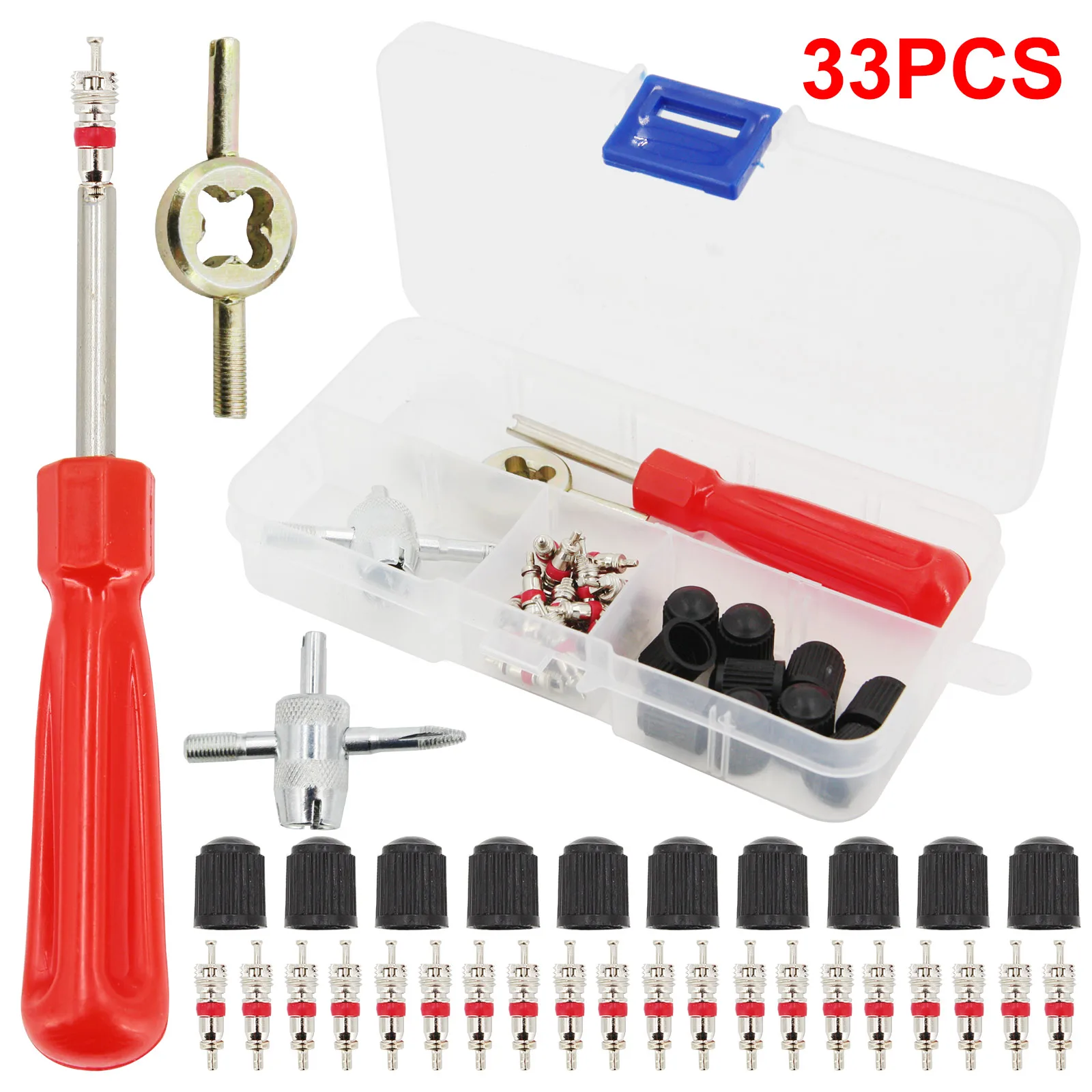 

Universal Car Tyre Valve Repair Tool Kit Motorcycles Installation Tools Electric Vehicles Accessoires Tyre Valve Core Remover