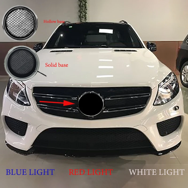 

Car Grille Star-shaped Front Logo LED for Mercedes-Benz CLA C117 CLA180 CLA200 CLA250 CLA260 Hollow Solid Light Grille