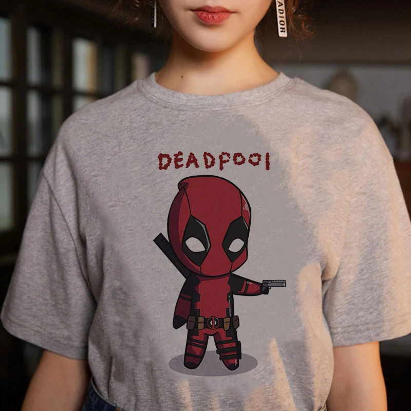 

Summer New Popular Disney Marvel Movie Cartoon Spiderman Print Pattern Light Color T-Shirt Versatile Fashion Comfortable Top