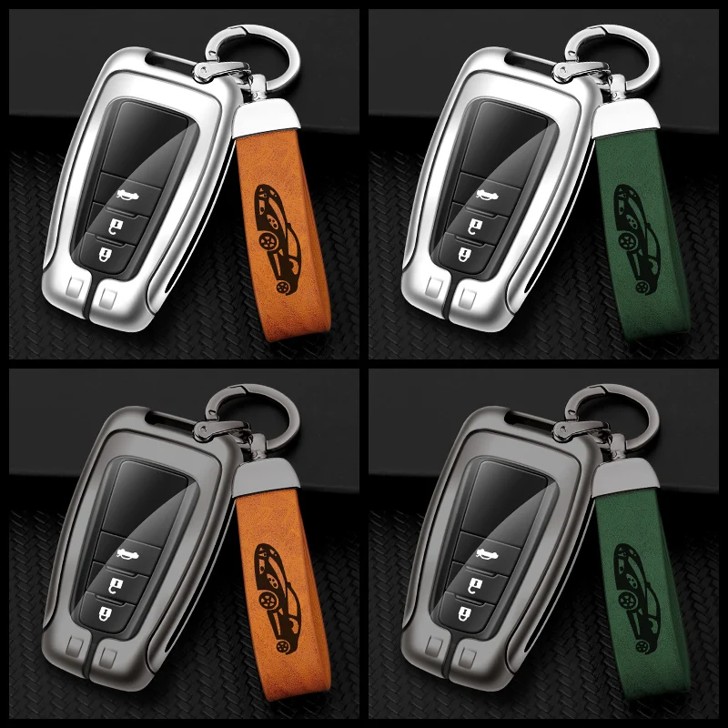 

Car Intelligent Remote Control Key Case Cover For Toyota Prius Camry Corolla C-HR CHR RAV4 Prado 2017-2018-2019-2020 Accessories