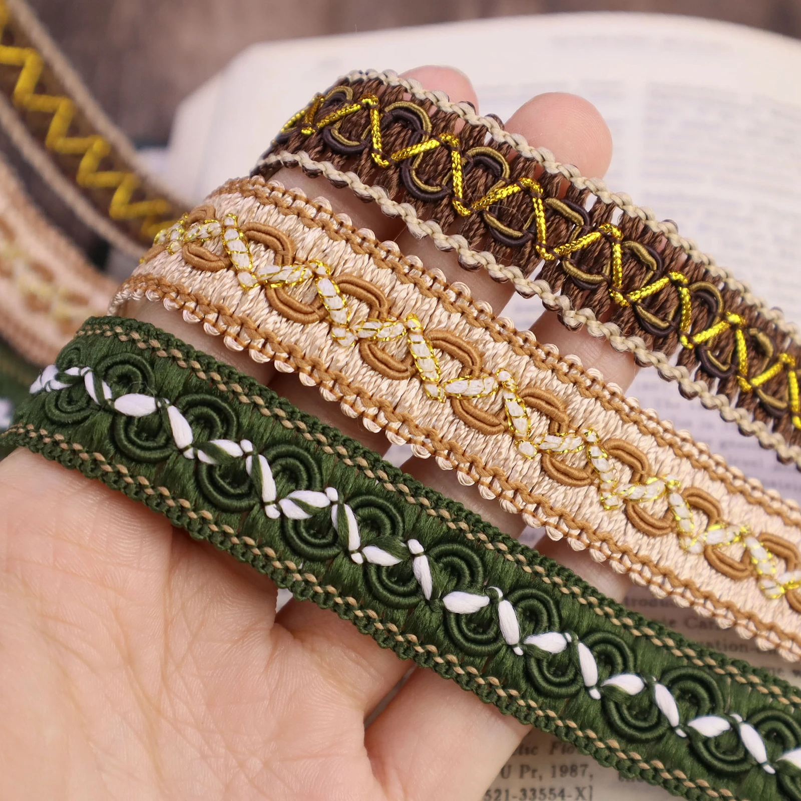 2 ярда оплетка отделка тканая для рукоделия шитье шторы костюм аксессуары