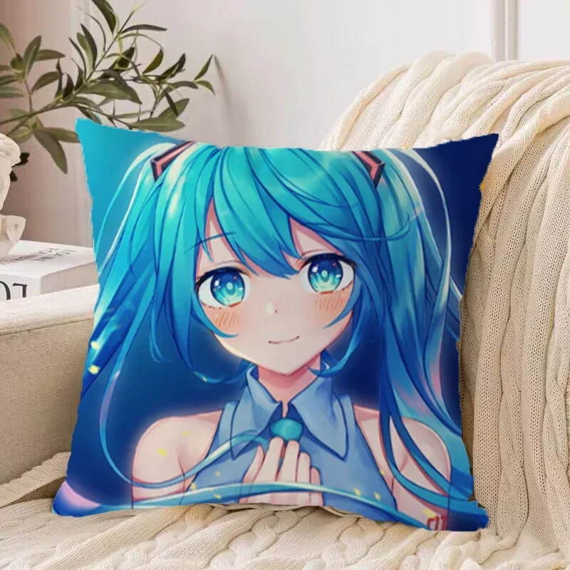 

Декоративные наволочки H-Hatsune MIku 45x45 см