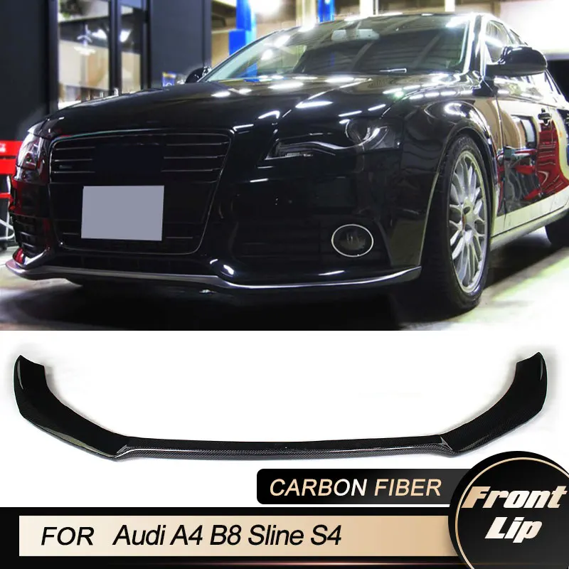 Спойлер переднего бампера для Audi A4 Sline S4 B8 Sedan 2009-2012 без Стандартный комплект