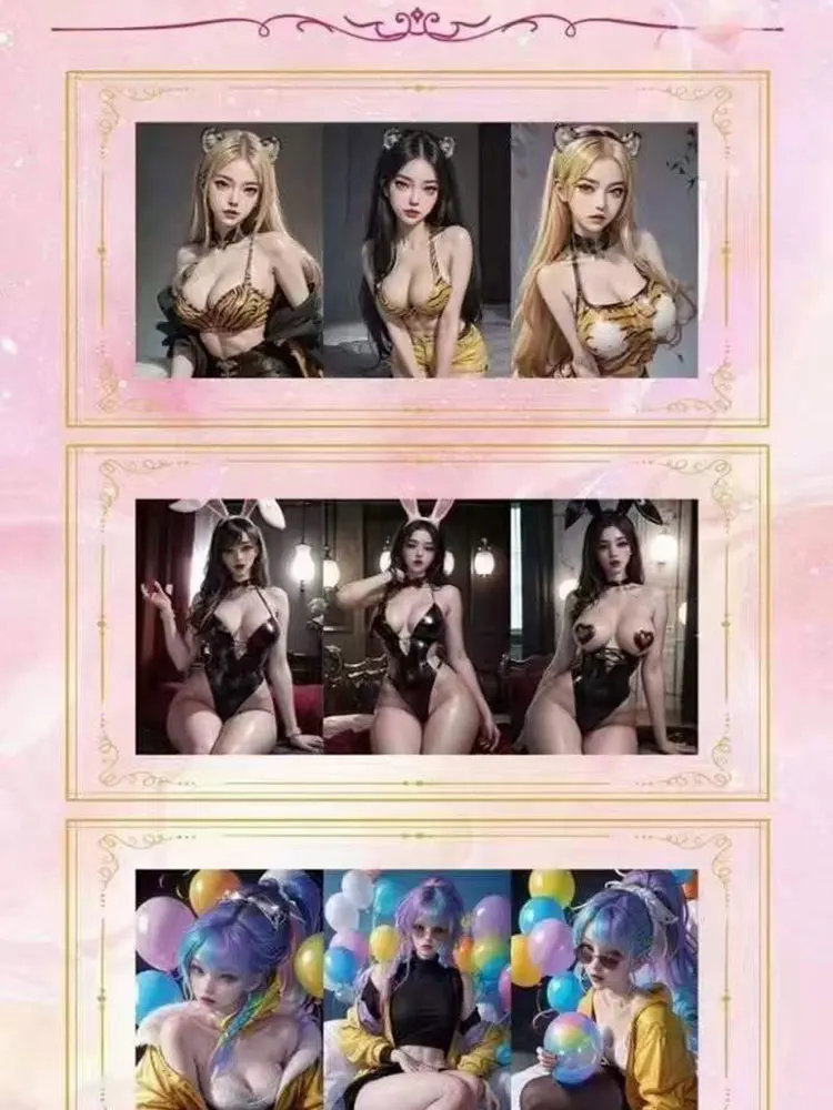 2024 новейшие карты с надписью богини Love Feel Waifu ACG TCG Doujin игрушки и хобби подарок