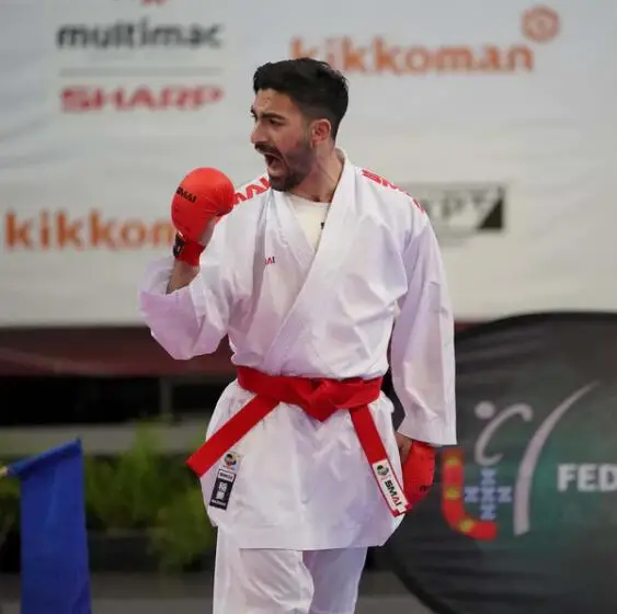 Ремень WKF 2020-23, ремни SMAI Kata karategi, ремни красного, синего цветов, ремни для карате используются профессиональными бойцами (art.: 3920bf88cd188) - 3920bf88cd188